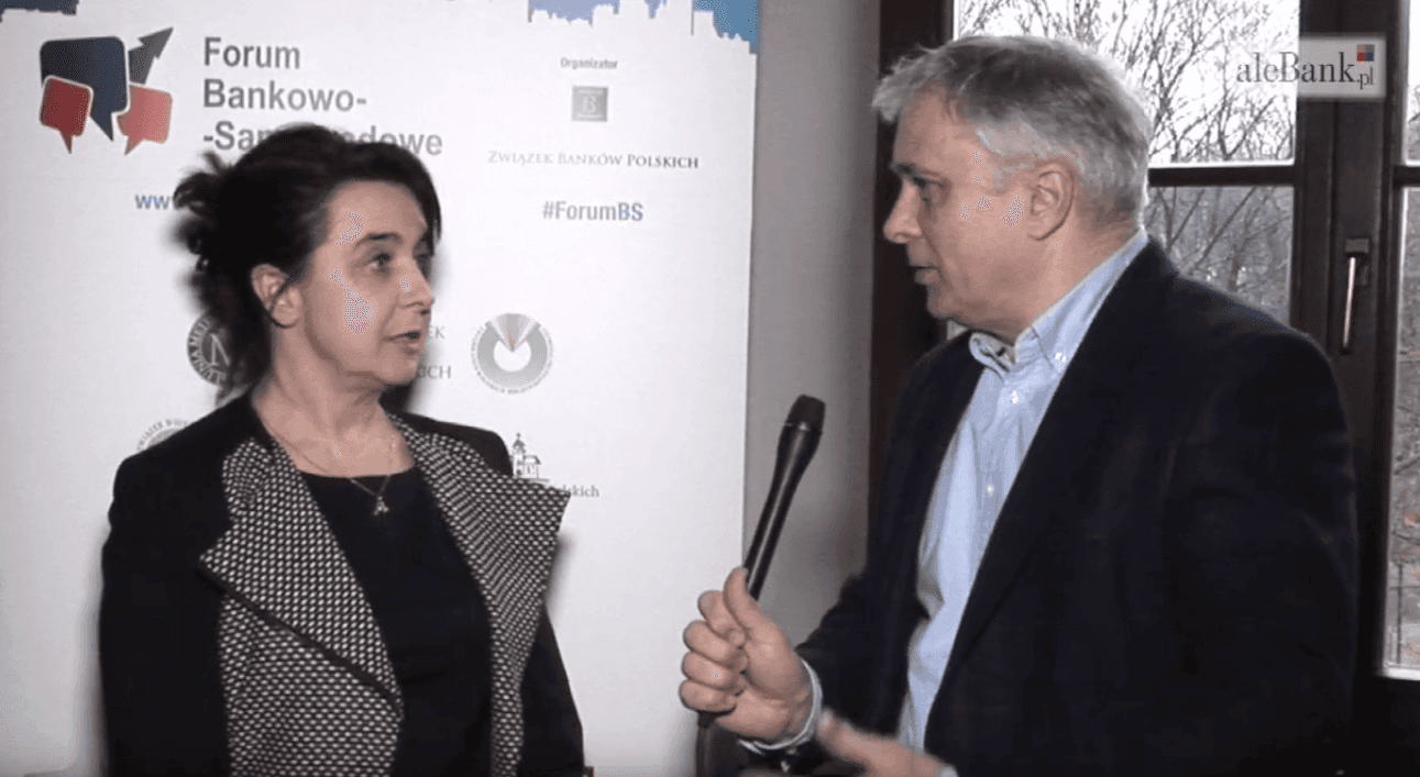 Wywiad z Moniką Grabowską podczas Forum Bankowo-Samorządowego
