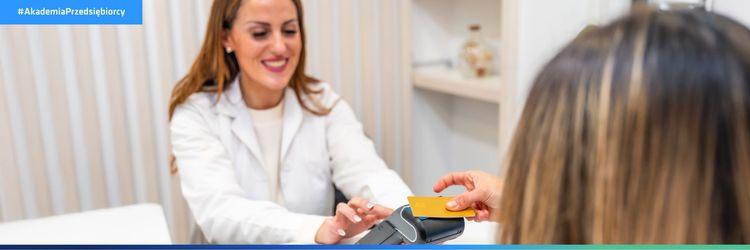 Grafika obrazująca płatności w salonie beauty 