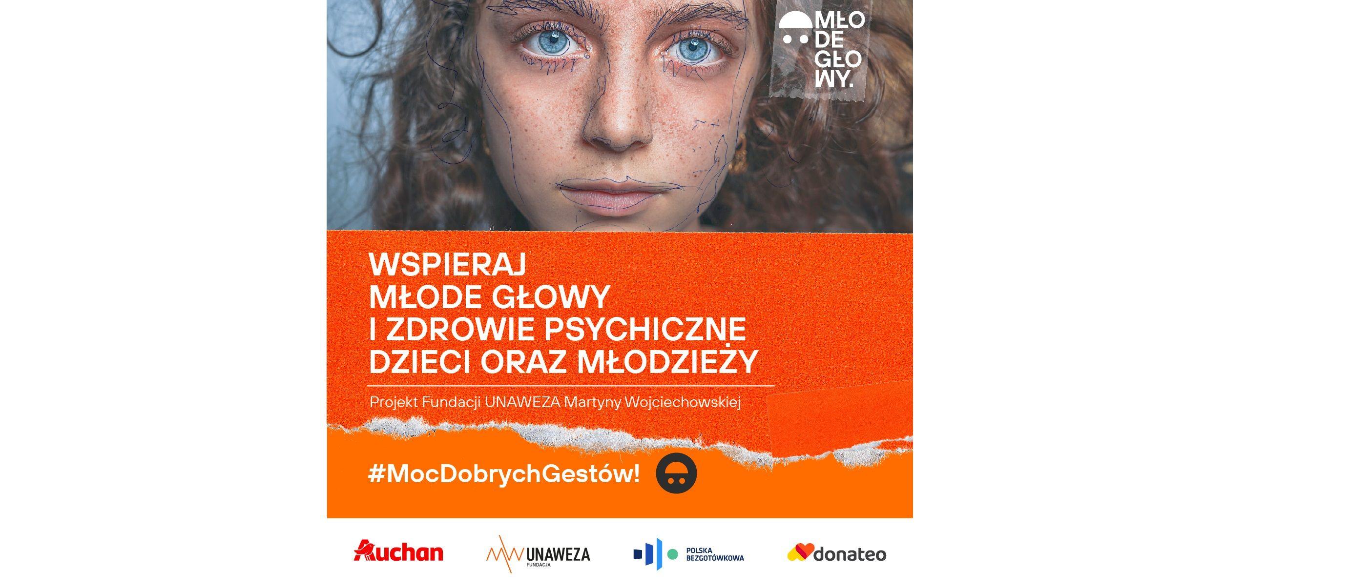 Fundacja Polska Bezgotówkowa partnerem akcji Martyny Wojciechowskiej "MŁODE GŁOWY"
