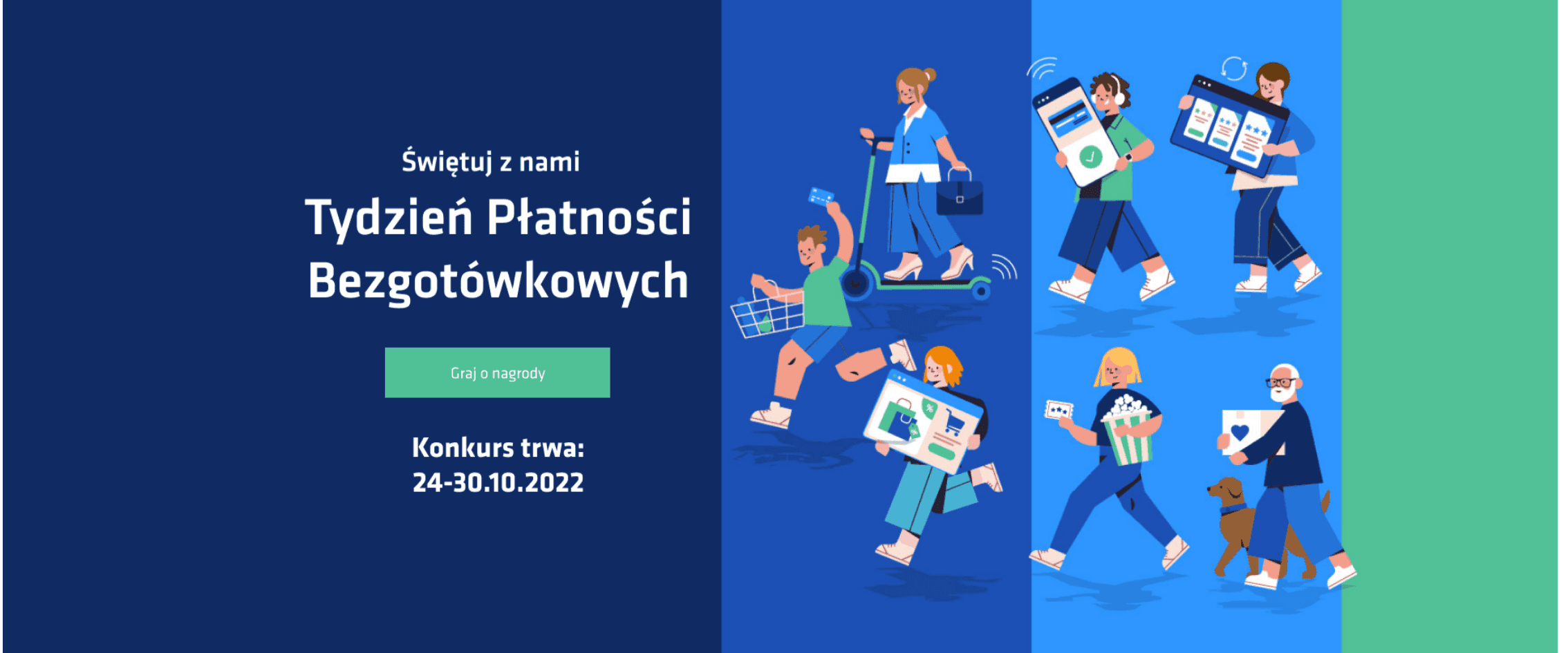 Świętuj Tydzień Płatności Bezgotówkowych!  Weź udział w konkursie i zgarnij super nagrody