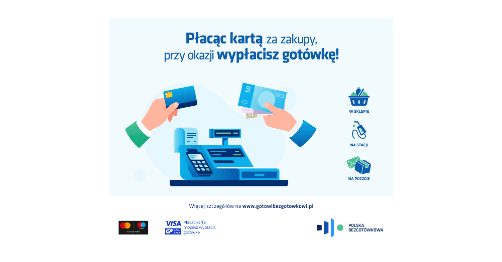 Cashback – płacąc kartą za zakupy, przy okazji wypłacisz gotówkę